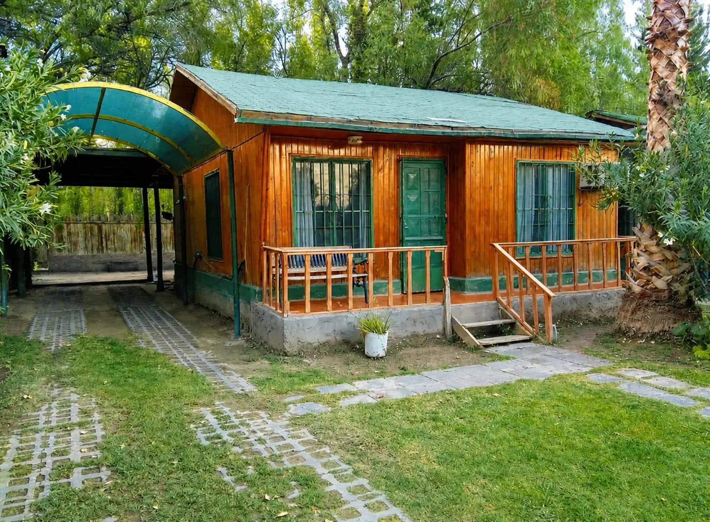Cabaña de madera de Complejo Valentín en Ullum