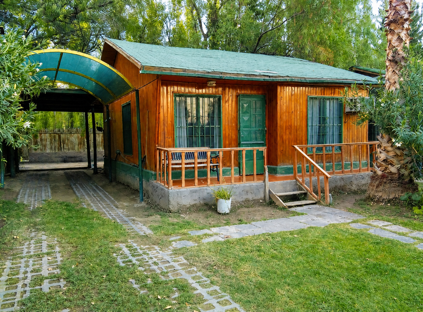 Cabaña de madera de Complejo Valentín en Ullum